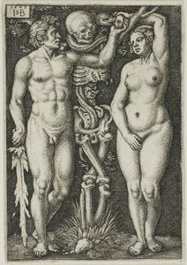 Adam a Eva od Hans Sebald Beham