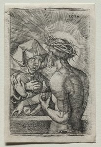 Kristus a Panna, 1519. od Hans Sebald Beham