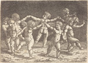 Tanec bohů lásky od Hans Sebald Beham