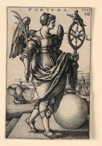 Fortuna (Fortune) od Hans Sebald Beham