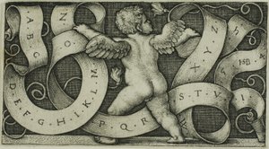 Genialita s abecedou od Hans Sebald Beham