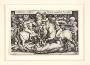 Herkules porazil Trojany od Hans Sebald Beham