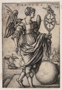 Fortune (Fortuna) od Hans Sebald Beham