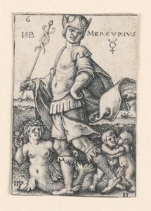 Merkur ze Sedmi planet od Hans Sebald Beham