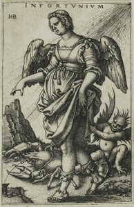 Neštěstí od Hans Sebald Beham