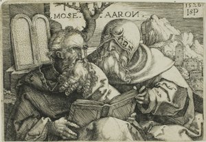 Mojžíš a Áron od Hans Sebald Beham