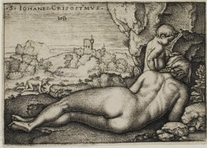 Pokání svatého Jana Zlatoústého od Hans Sebald Beham
