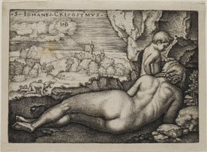 Pokání svatého Jana Chrysostoma od Hans Sebald Beham