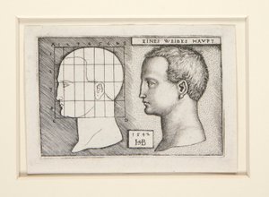 Proporční studie pro od Hans Sebald Beham