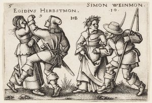 září a říjen od Hans Sebald Beham