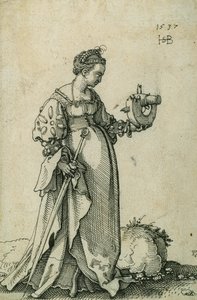 Catherine of Alexandrie od Hans Sebald Beham