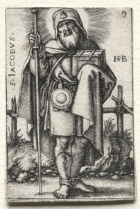 Svatý Jakub Veliký, 1545-1546. od Hans Sebald Beham