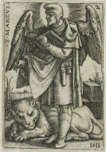 Svatý Marek, ze Čtyř evangelistů od Hans Sebald Beham
