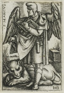 Svatý Marek, ze Čtyř evangelistů od Hans Sebald Beham