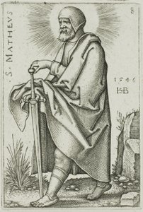 Sv. Matouš, deska 8 z Dvanácti apoštolů od Hans Sebald Beham
