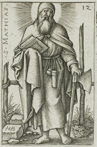 Sv. Matyáš, deska 12 z Dvanácti apoštolů od Hans Sebald Beham