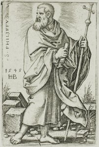 Sv. Filip, deska 5 z Dvanácti apoštolů od Hans Sebald Beham