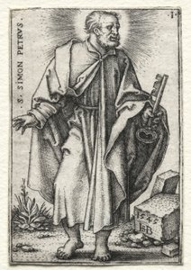 Svatý Šimon Petr, 1545-1546. od Hans Sebald Beham