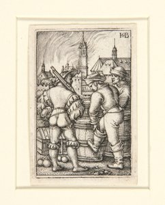 Stráž u Prachovny od Hans Sebald Beham