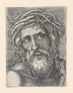 Hlava Kristova od Hans Sebald Beham