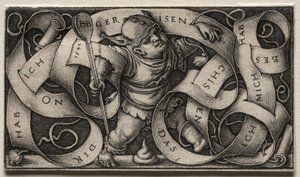 Malý Buffoon, 1542. od Hans Sebald Beham