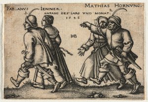 Selská svatba aneb Dvanáct měsíců, 1546. od Hans Sebald Beham