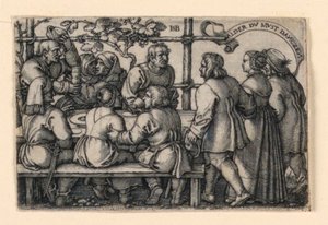 Selský svátek (Alder du must danczen) od Hans Sebald Beham