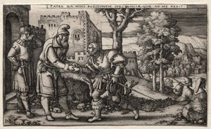 Marnotratný syn od Hans Sebald Beham