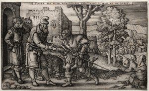 Marnotratný syn. od Hans Sebald Beham