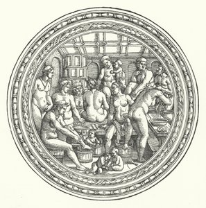 Dámská koupel od Hans Sebald Beham