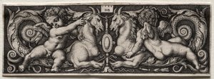 Dva Genii od Hans Sebald Beham
