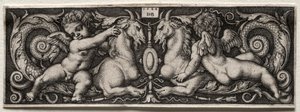 Dva Genii, 1544. od Hans Sebald Beham