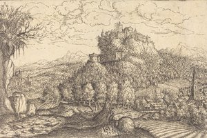 Krajina s hradem uprostřed, 1553.