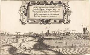 Pohled na Norimberk od východu [levá část], 1552.