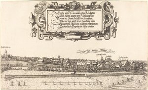Pohled na Norimberk od východu [pravá část], 1552. od Hans Sebald Lautensack