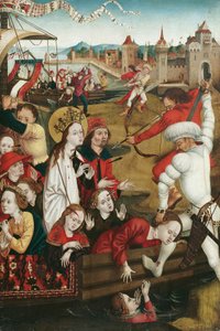 Umučení sv. Ursula a její společnice (avers); Dolní polovina postavy světce (revers) od Hans Siebenbürger