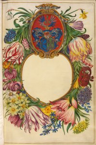 Německy: Titulní strana Moller-Florilegium (1) od Hans Simon Holtzbecker