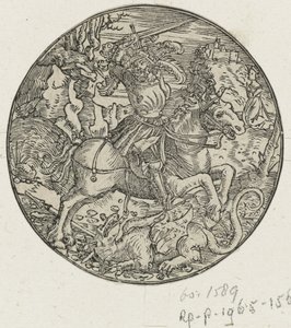 H. Joris zabije draka od Hans Springinklee (manner of)