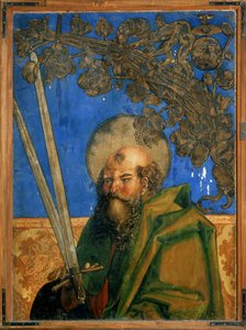Svatý Pavel, detail Příběhů svatých Petra a Pavla