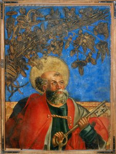 Svatý Petr, horní část, detail Příběhů svatých Petra a Pavla
