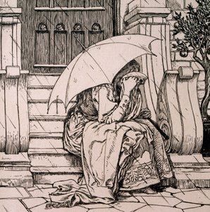 Ilustrace k pohádce od Hanse Christiana Andersena (1805-1875) od Hans Tegner
