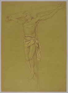 Kristus na kříži od Hans Thoma