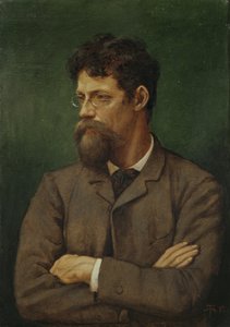 Tam Albert Lang maluje od Hans Thoma