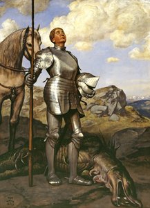 Rytíř svatého Jiří od Hans Thoma