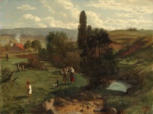 Krajina Černého lesa od Hans Thoma