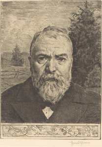 Autoportrét II od Hans Thoma