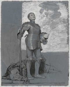 Svatý Jiří od Hans Thoma