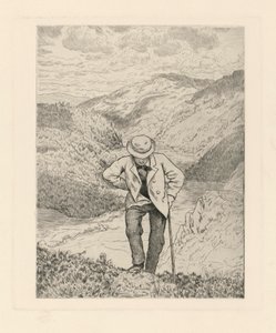 Turisté v horách od Hans Thoma