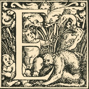 E - An Alphabet od Hanse Weiditze, c1520-1521, 1908.