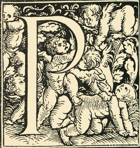 P - An Alphabet od Hanse Weiditze, c1520-1521, 1908.